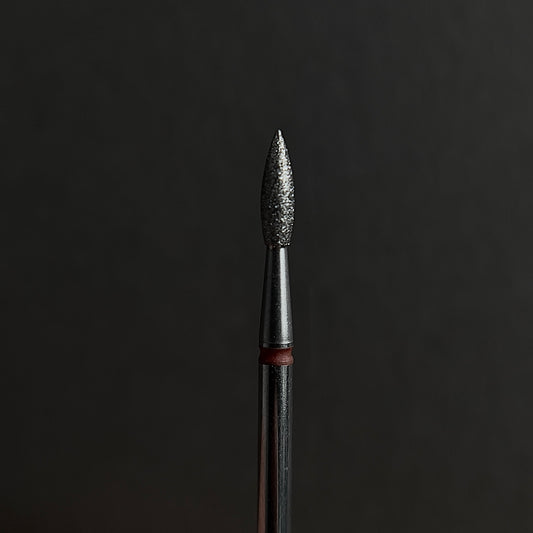 Deimantinis antgalis: raudona LIEPSNELĖ 2,3mm