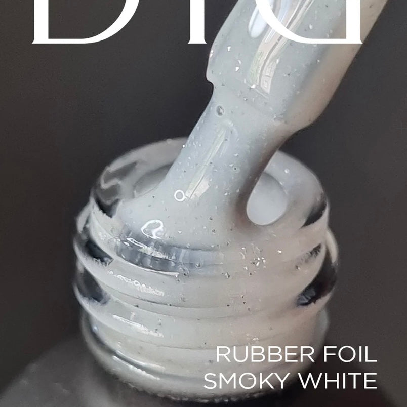 DIDIER LAB MASKUOJANTI KAUČIUKINĖ BAZĖ SU FOLIJA "RUBBER BASE FOIL", SMOKY WHITE, 10ML