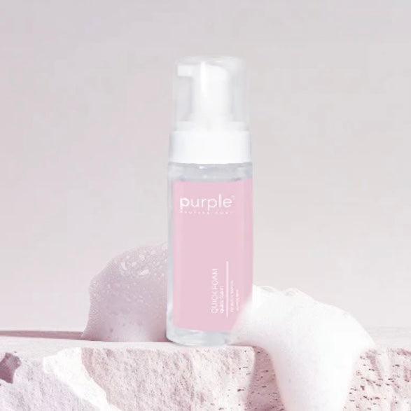 Purple QUICK FOAM – profesionalus valomasis putų produktas rankoms ir odelėms