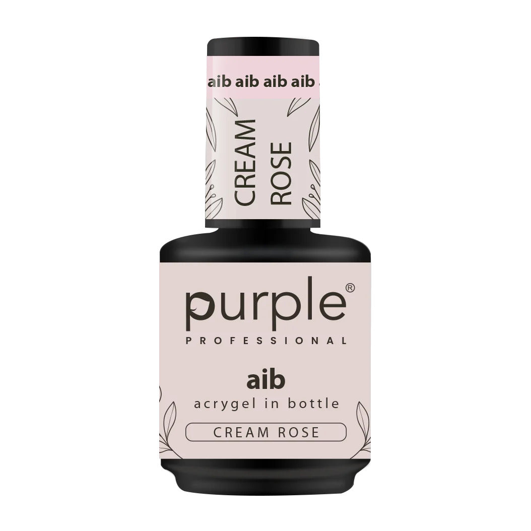 Purple AIB Akrygelis buteliuke ,,Cream Rose'' 15 ml nu