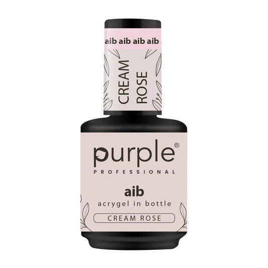 Purple AIB Akrygelis buteliuke ,,Cream Rose'' 15 ml nu