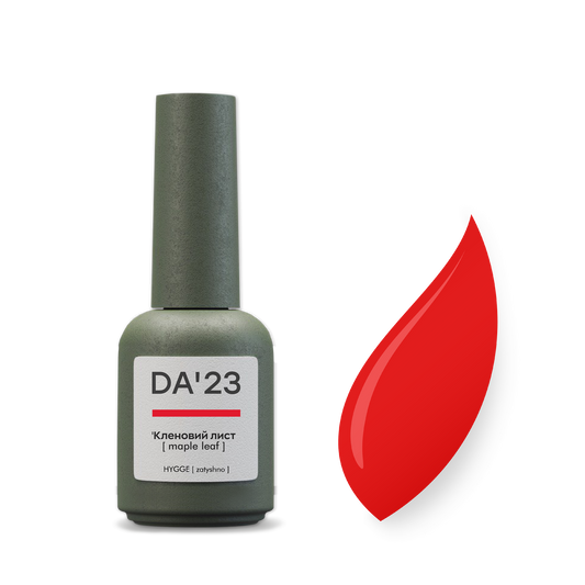 DA'23 GEL POLISH 'КЛЕНОВИЙ ЛИСТ [ MAPLE LEAF ] , 8ml.