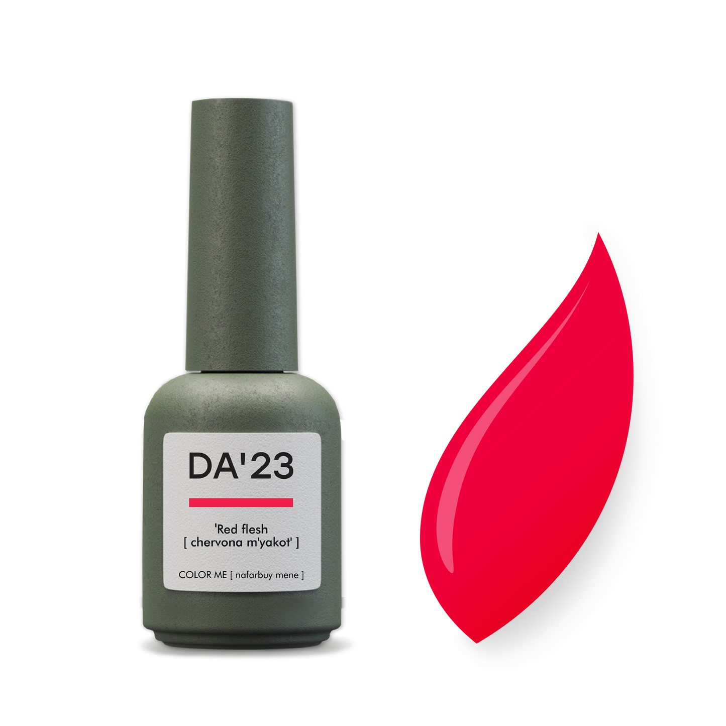 DA'23 GEL POLISH ʼRED FLESH [ CHERVONA M'YAKOTʹ ] , 8ml