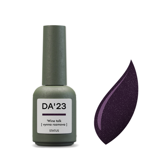 DA'23 GEL POLISH ’WINE TALK [ VYNNA ROZMOVA ] , 8ml.