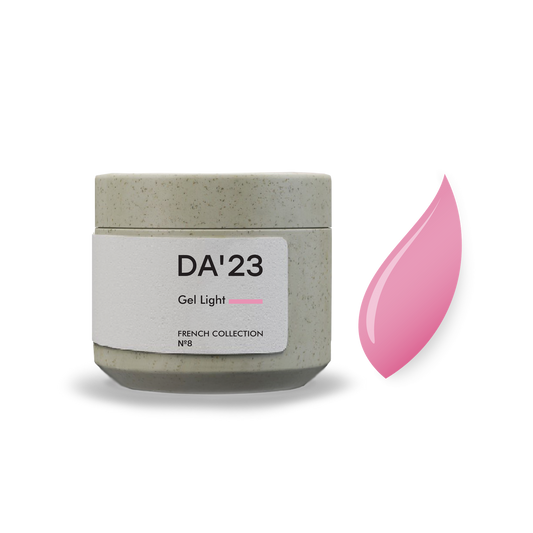 DA'23 GEL LIGHT FRENCH COLLECTION №8, 15ml.