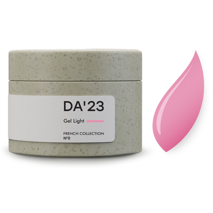 DA'23 GEL LIGHT FRENCH COLLECTION №8, 30ml