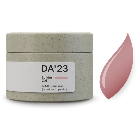 DA'23 BUILDER GEL 'ARCH ‘CORAL ROSE [ KORALOVA TROYANDA ] , 30ml